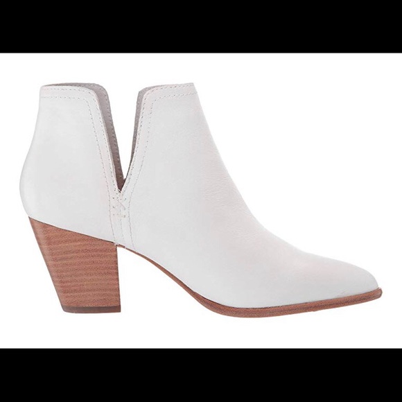 frye white ankle boots